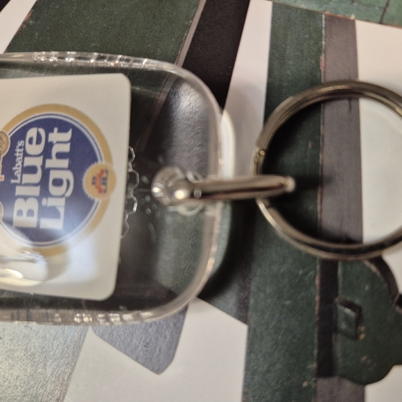 Labatt Blue Light Keychain Beer Bottle Opener - Picture 3 of 4